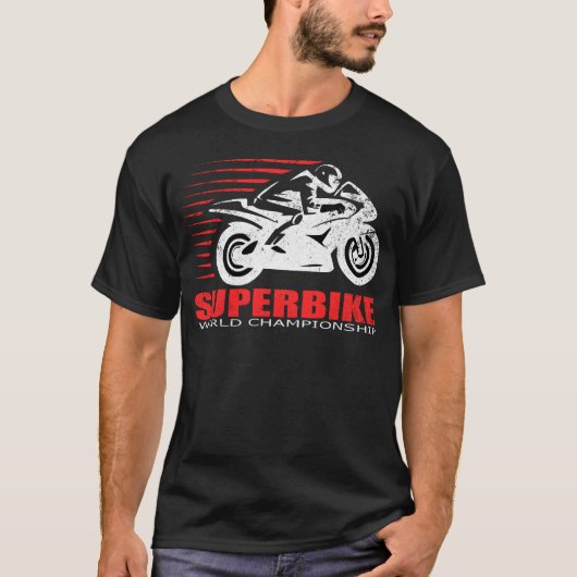 Sportbike Racing Motorcycle funny T-shirt (Voorkant)