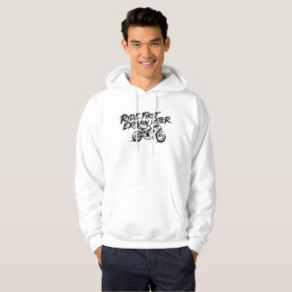 Sportbike Rider Action Mentality Hoodie