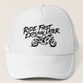 Sportbike Rider Action Mentality Trucker Pet