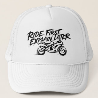 Sportbike Rider Action Mentality Trucker Pet