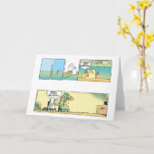 Sportblessure Cartoon wordt snel beter Kaart (Gele Bloem)