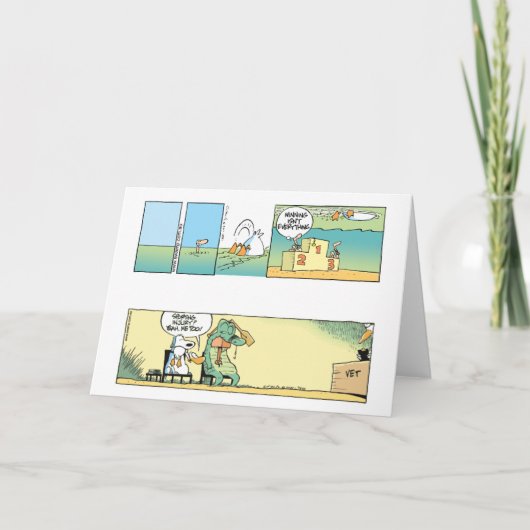 Sportblessure Cartoon wordt snel beter Kaart (Voorkant)