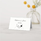 SportBowling Ball en Pins Place Card Plaatskaartje (Voorkant)