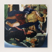 sportbox, Boxer die de ring verlaat Legpuzzel (Horizontaal)