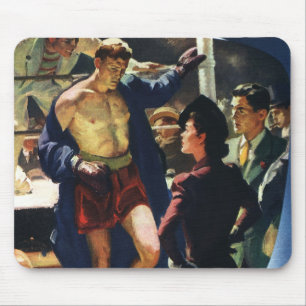  sportbox, Boxer die de ring verlaat Muismat