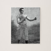  sportbox, profiel van Victoriaans boxer Legpuzzel (Verticaal)