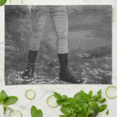  sportbox, profiel van Victoriaans boxer Theedoek (Gevouwen)