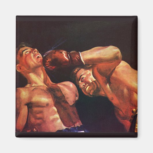  sportboxen, boxers die vechten magneet (Voorkant)