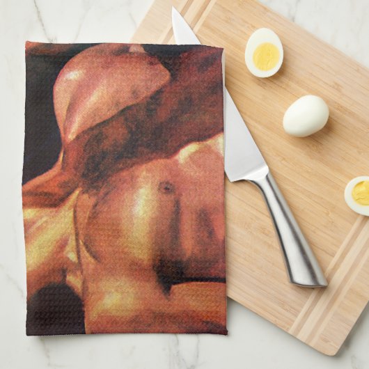  sportboxen, boxers die vechten theedoek (Quarter Fold)