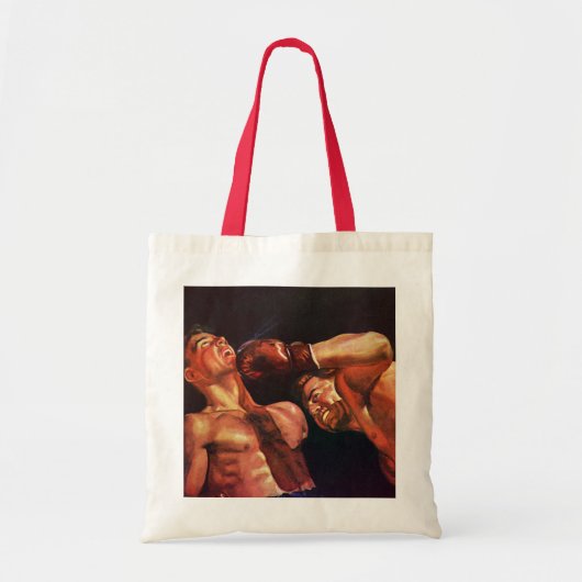 sportboxen, boxers die vechten tote bag (Voorkant)