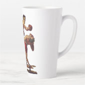 sportboxen, boxers in de strijd latte mok (Rechts)