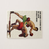  sportboxen, boxers in de strijd legpuzzel (Horizontaal)