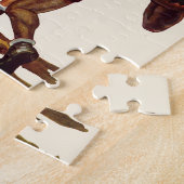  sportboxen, boxers in de strijd legpuzzel (Zijkant)