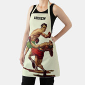  sportboxen, boxers in de strijd schort (Insitu)