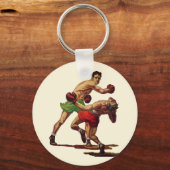  sportboxen, boxers in de strijd sleutelhanger (Voorkant)
