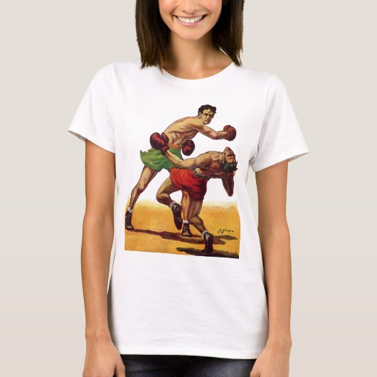  sportboxen, boxers in de strijd t-shirt (Voorkant)