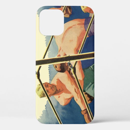 sportboxen, boxers tijdens een overeenkomst Case-Mate iPhone case (Achterkant)