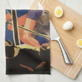  sportboxen, boxers tijdens een overeenkomst theedoek (Quarter Fold)