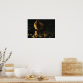  sportboxen, boxers vechten in de ring poster (Keuken)