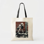  sportboxen, boxers vechten in de ring tote bag (Voorkant)