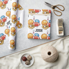 Sportboxen op maat cadeaupapier