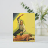 sportboxen, referentie met Boxer Knockout Briefkaart (Staand voorkant)