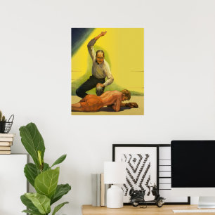  sportboxen, referentie met Boxer Knockout Poster