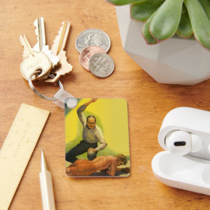  sportboxen, referentie met Boxer Knockout Sleutelhanger