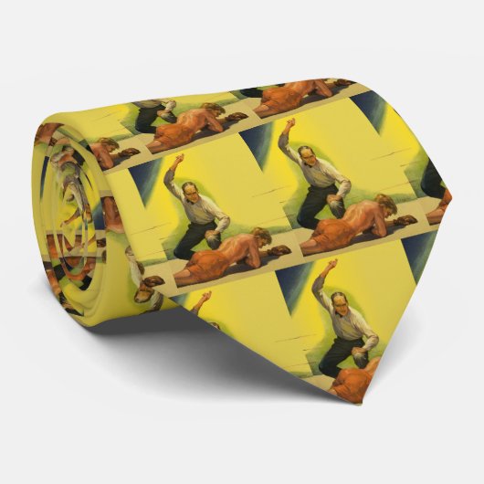  sportboxen, referentie met Boxer Knockout Stropdas (Opgerold)