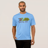 Sportcadeau voor loopbaanvader t-shirt (Voorkant volledig)