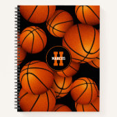 Sportcadeaus Jongens Meisjes Basketbal Atleet Notitieboek (Voorkant)