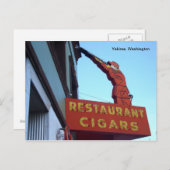 Sportcentrum Sign-Yakima, Washington Briefkaart (Voorkant / Achterkant)