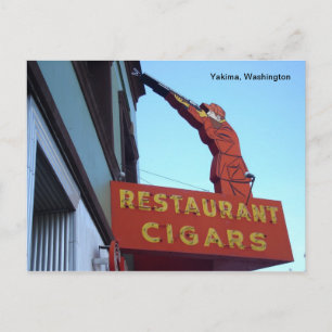 Sportcentrum Sign-Yakima, Washington Briefkaart