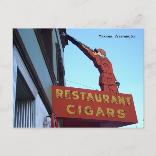 Sportcentrum Sign-Yakima, Washington Briefkaart (Voorkant)