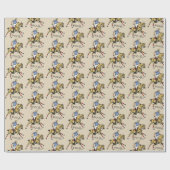 sportclub van equestrian polo cadeaupapier (Vlak)