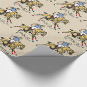 sportclub van equestrian polo cadeaupapier (Hoek)