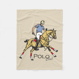 sportclub van equestrian polo fleece deken