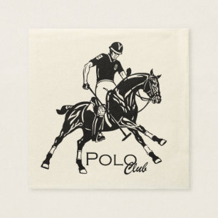 sportclub van equestrian polo servetten