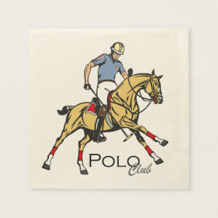 sportclub van equestrian polo servetten