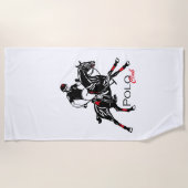 sportclub van equestrian polo strandlaken (Voorkant)