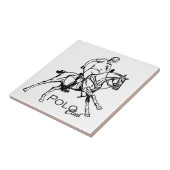 sportclub van equestrian polo tegeltje (Zijkant)