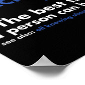 Sportcoach definitie veldhockey  poster (Hoek)