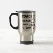 Sportcoach monogram op maat reisbeker (Links)