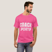 Sportcoach T-shirt (Voorkant volledig)