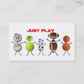 Sportcoach Visitekaartje (Achterkant)