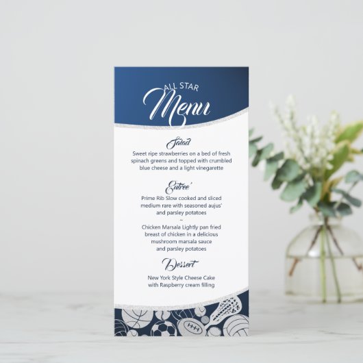 Sportcombo All Star Menu Blauw (Staand voorkant)