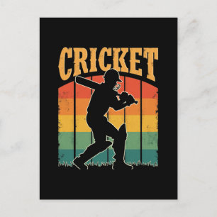 Sportcricketspeler - Het spel van de heer Feestdagenkaart