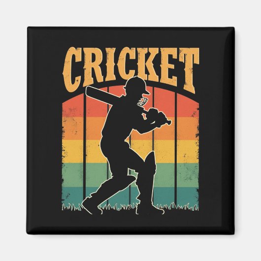 Sportcricketspeler - Het spel van de heer Magneet (Voorkant)