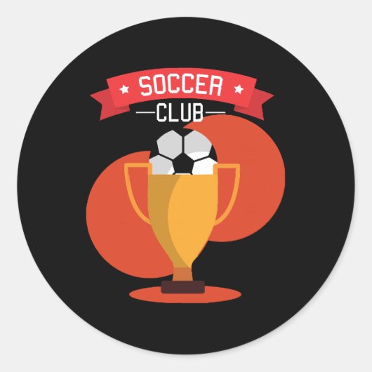 Sportdag Ronde Sticker (Voorkant)