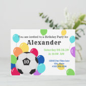 Sportdag van de Colorful Balloon Voetbal (Staand voorkant)